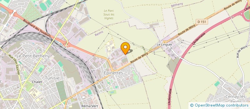 localisation de l'entreprise TERRALIOR  REIMS