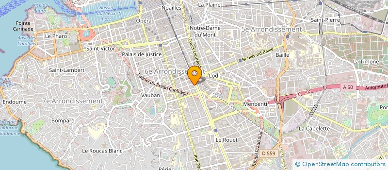 localisation de l'entreprise TERRALIS à MARSEILLE