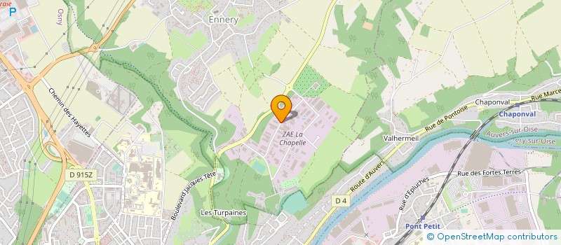 localisation de l'entreprise TERRALIS à ENNERY