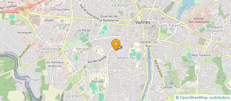 localisation de l'entreprise TERRALOT à VANNES