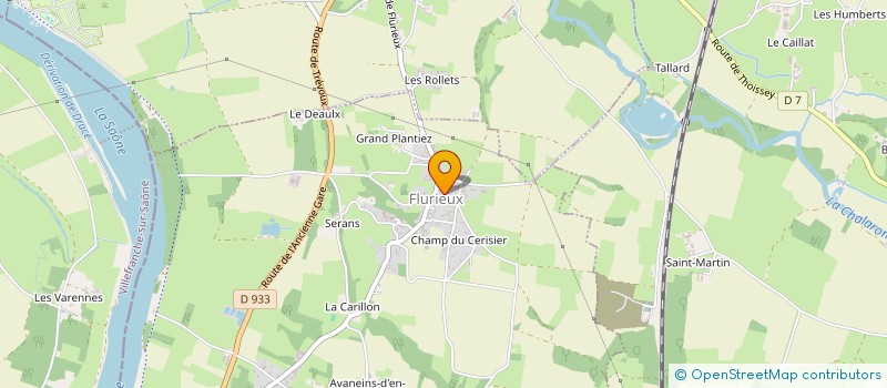 localisation de l'entreprise TERRALY à MOGNENEINS