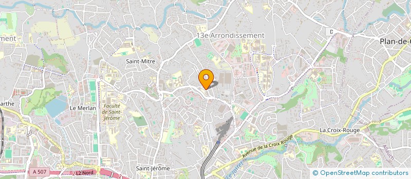 localisation de l'entreprise TERRALYS FRANCE à MARSEILLE