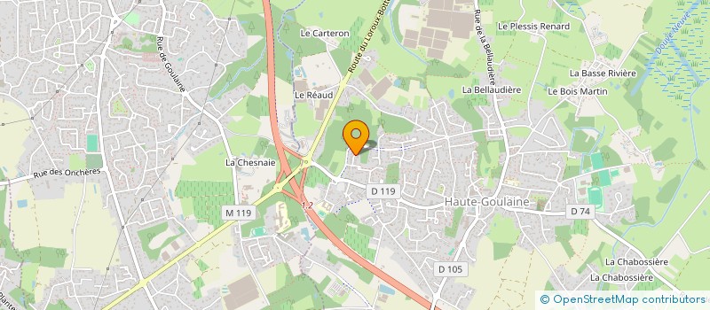localisation de l'entreprise TERRAM AMENAGEMENTS à HAUTE-GOULAINE