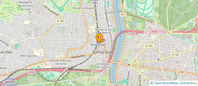 localisation de l'entreprise TERRAMARE à SAINT-CLOUD