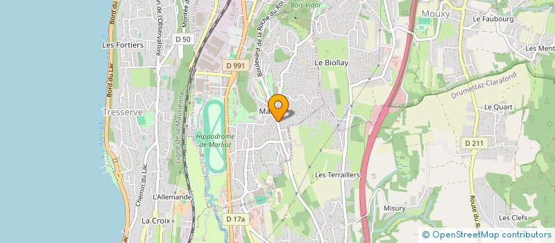 localisation de l'entreprise TERRAMENTA INVEST  AIX-LES-BAINS