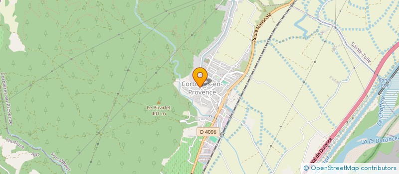 localisation de l'entreprise TERRAMUSICA à CORBIERES-EN-PROVENCE