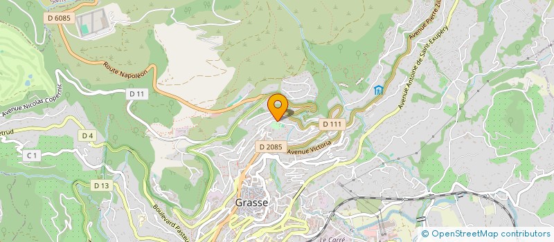 localisation de l'entreprise TERRANA à GRASSE
