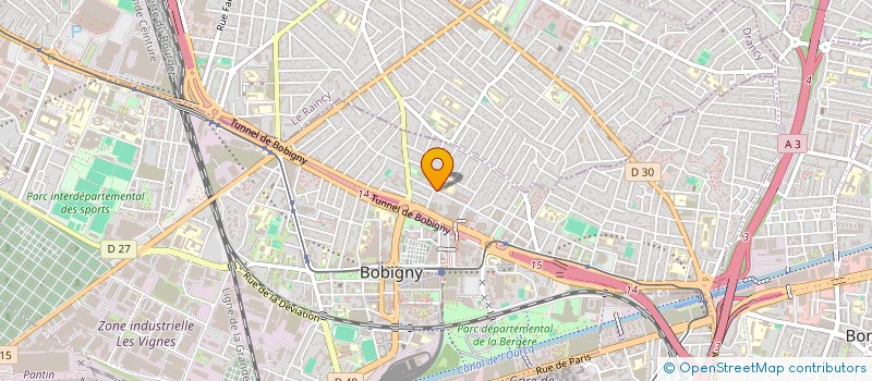 localisation de l'entreprise TERRANA  BOBIGNY