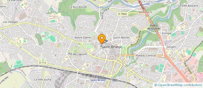 localisation de l'entreprise TERRANA AMENAGEMENTS à SAINT-BRIEUC