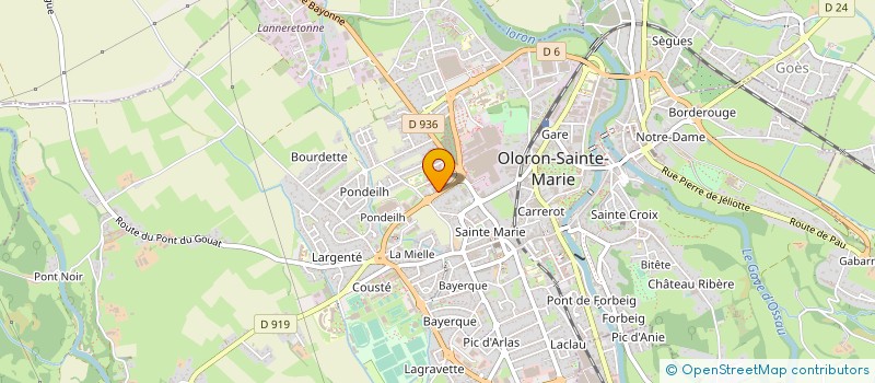 localisation de l'entreprise TERRANIA à OLORON-SAINTE-MARIE