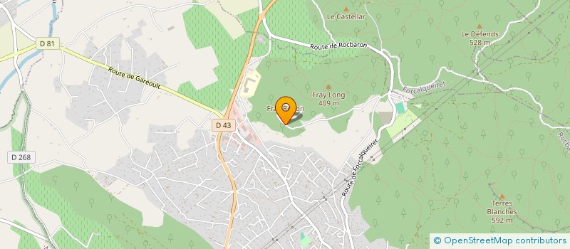 localisation de l'entreprise TERRANOVA  ROCBARON