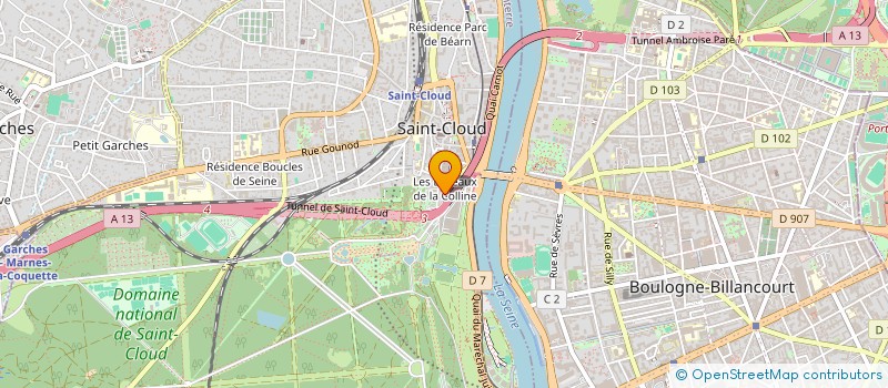 localisation de l'entreprise TERRANOVA SECURITY EUROPE à SAINT-CLOUD