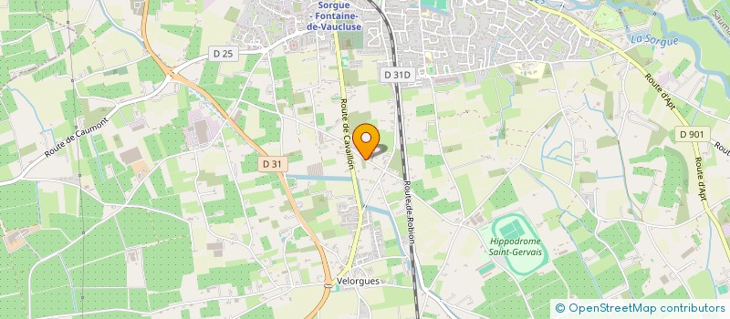 localisation de l'entreprise TERRAPRO SUD  L'ISLE-SUR-LA-SORGUE