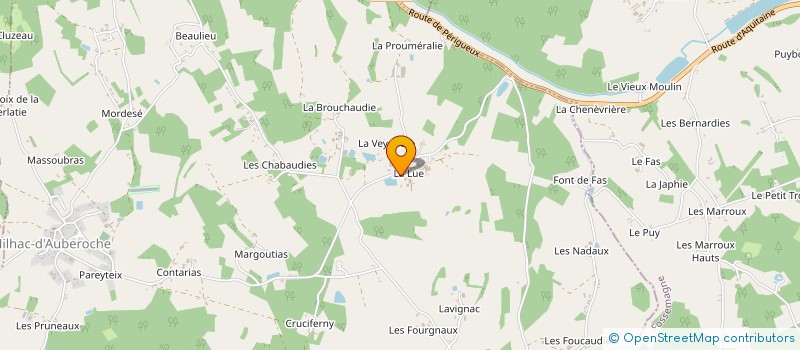 localisation de l'entreprise TERRAQUI  BASSILLAC ET AUBEROCHE