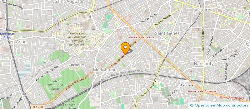 localisation de l'entreprise TERRAS-DEMO  TALENCE