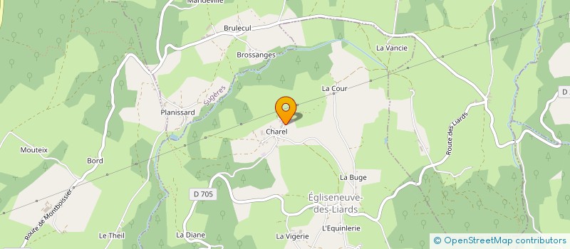 localisation de l'entreprise TERRASILVA  EGLISENEUVE-DES-LIARDS