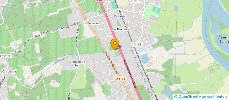 localisation de l'entreprise TERRASOLIS  CADAUJAC