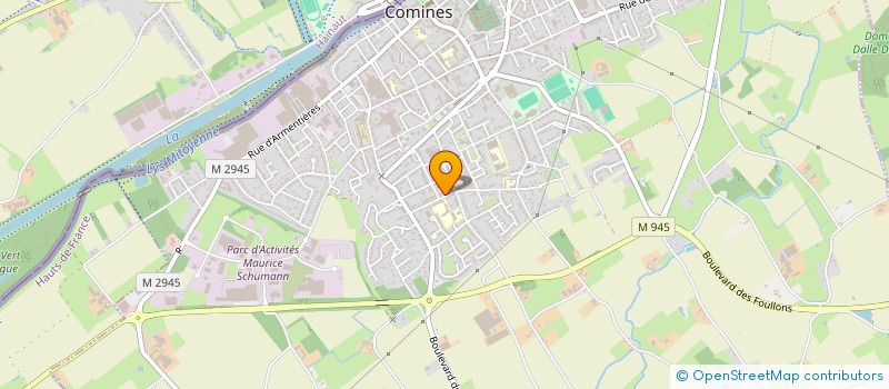 localisation de l'entreprise TERRASPI  COMINES