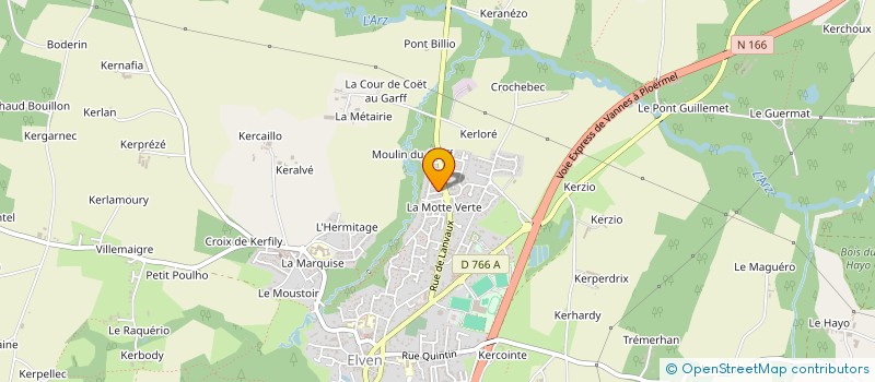 localisation de l'entreprise TERRASS'BREIZH  ELVEN