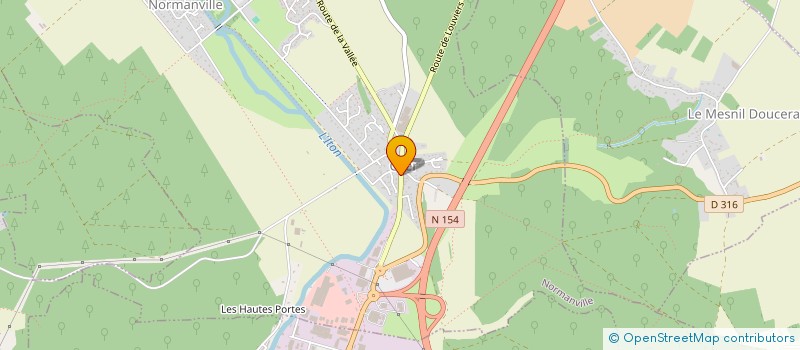 localisation de l'entreprise TERRASS.EURE  LE BOULAY-MORIN