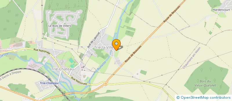 localisation de l'entreprise TERRASS'OISE  TRIE-LA-VILLE