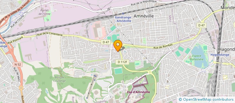 localisation de l'entreprise TERRASSE DES THERMES  AMNEVILLE