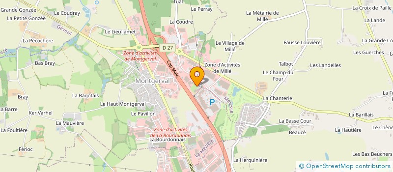 localisation de l'entreprise TERRASSE ET DEPENDANCES à LA MEZIERE
