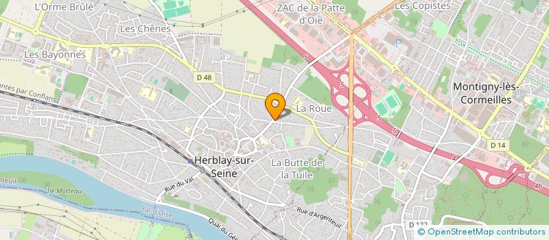 localisation de l'entreprise TERRASSE PARTNERS à HERBLAY-SUR-SEINE