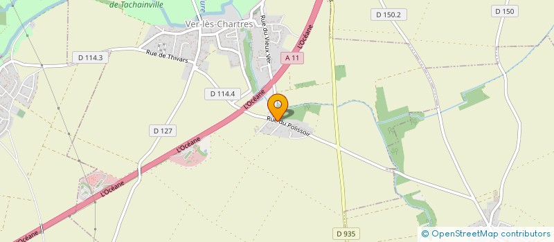 localisation de l'entreprise TERRASSEMENT-ASSAINISSEMENT-AMENAGEMENT EXTERIEUR (ST2A) à VER-LES-CHARTRES
