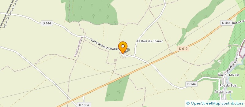 localisation de l'entreprise TERRASSEMENT AUGUSTIN  ARGANCON