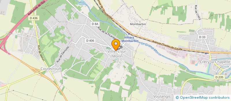 localisation de l'entreprise TERRASSEMENT BRIARD à COUTEVROULT