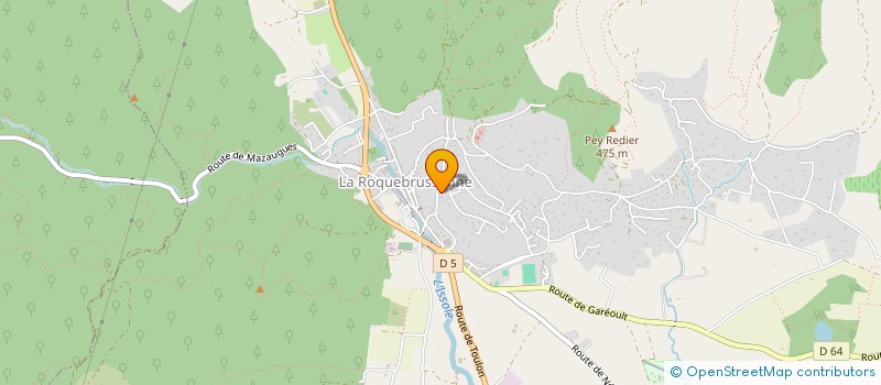 localisation de l'entreprise TERRASSEMENT CERCIELLO  LA ROQUEBRUSSANNE