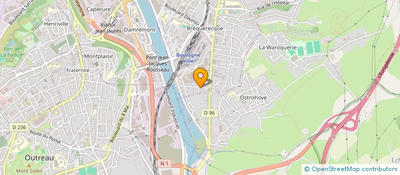 localisation de l'entreprise TERRASSEMENT D'OPALE  BOULOGNE-SUR-MER