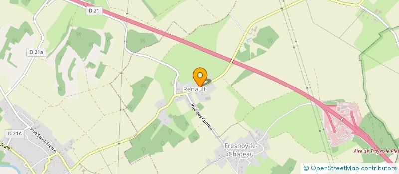 localisation de l'entreprise TERRASSEMENT DE CHAMPAGNE à FRESNOY-LE-CHATEAU