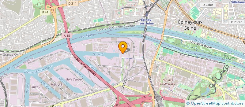 localisation de l'entreprise TERRASSEMENT DE L OUEST PARISIEN à GENNEVILLIERS