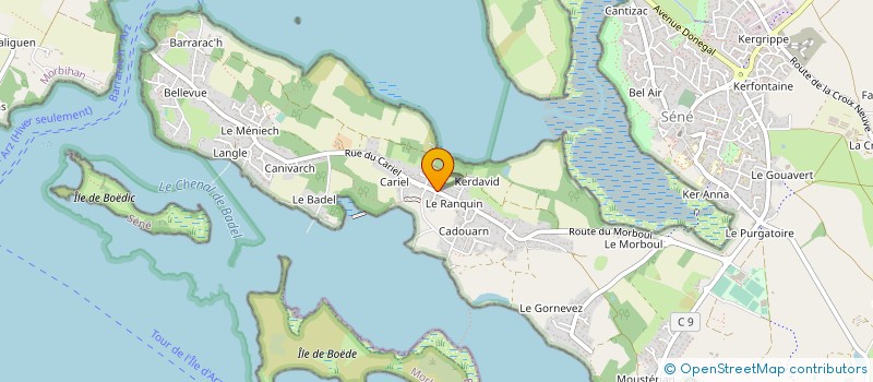 localisation de l'entreprise TERRASSEMENT DE LA BAIE  SENE