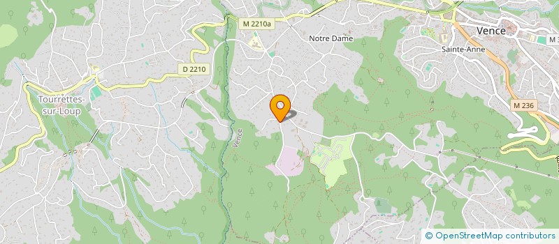 localisation de l'entreprise TERRASSEMENT DU SOLEIL à VENCE