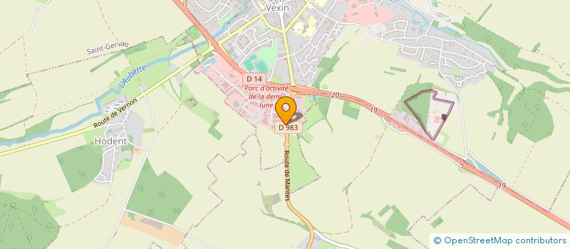 localisation de l'entreprise TERRASSEMENT DU VEXIN à MAGNY-EN-VEXIN