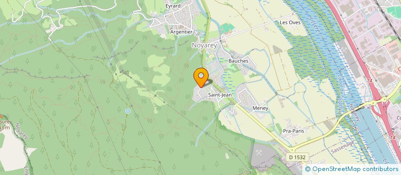 localisation de l'entreprise TERRASSEMENT ET VRD BLACHE à NOYAREY