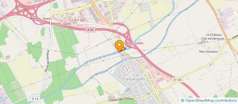 localisation de l'entreprise TERRASSEMENT GARDOIS  CAISSARGUES