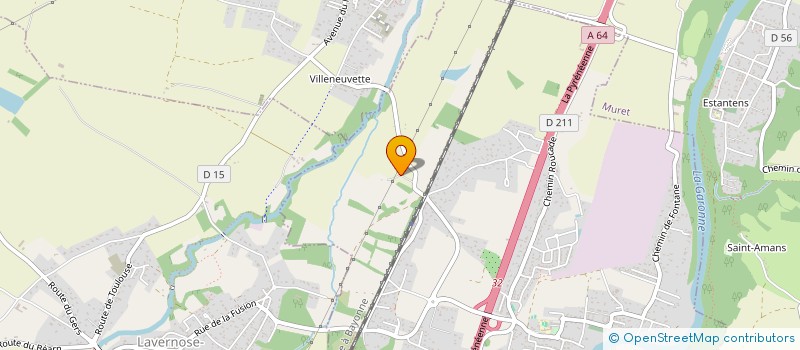 localisation de l'entreprise TERRASSEMENT GM & FILS  LE FAUGA