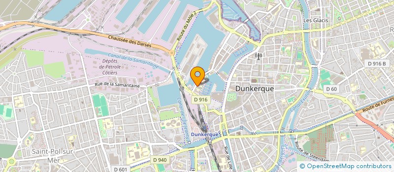 localisation de l'entreprise TERRASSEMENT MATERIEL TRAVAUX à DUNKERQUE