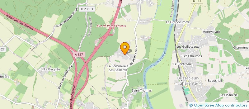 localisation de l'entreprise TERRASSEMENT  PORT D'ENVALLOIS - P - TAUNAY  PORT-D'ENVAUX