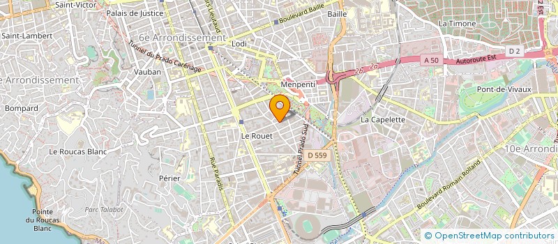 localisation de l'entreprise TERRASSEMENT PROJET à MARSEILLE