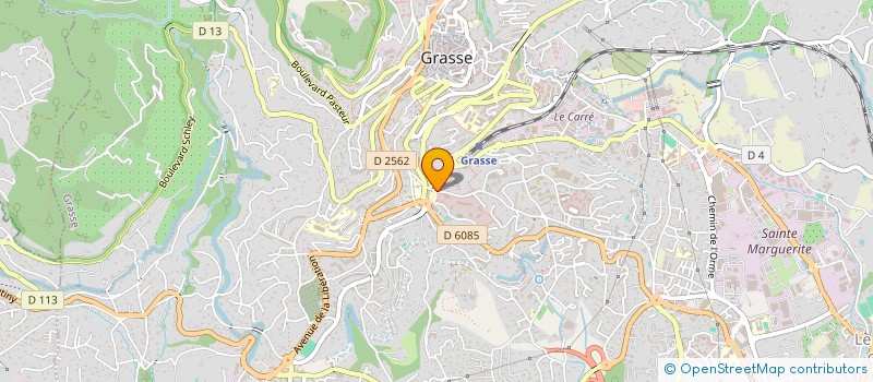 localisation de l'entreprise TERRASSEMENT RESEAUX TRAVAUX PUBLICS à GRASSE