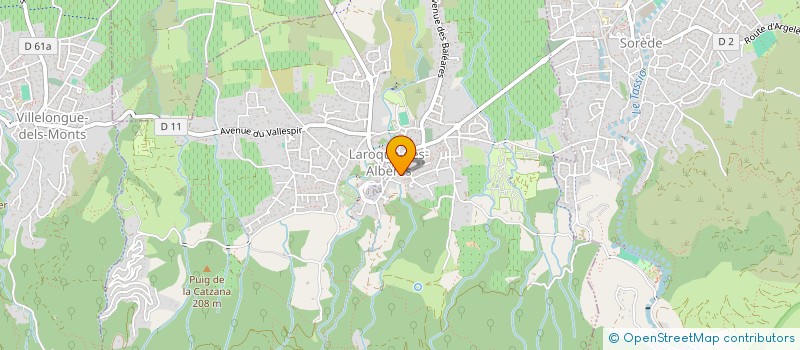 localisation de l'entreprise TERRASSEMENT ROCATIN  LAROQUE-DES-ALBERES