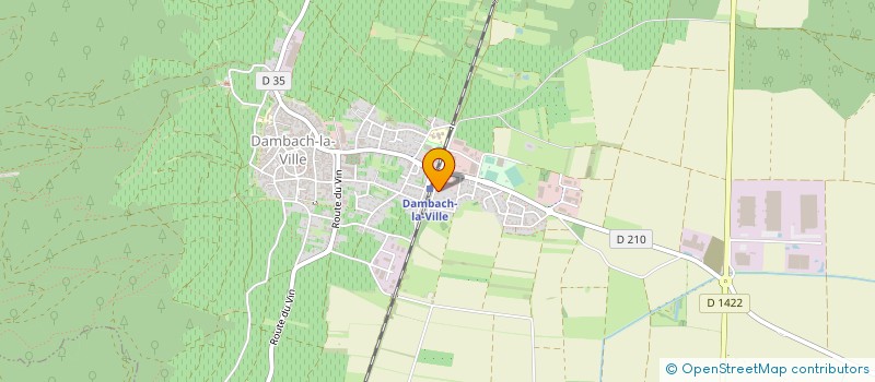 localisation de l'entreprise TERRASSEMENT TRANSPORTS JACQUES KEMPF à DAMBACH-LA-VILLE