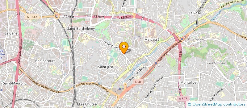 localisation de l'entreprise TERRASSEMENT TRAVAUX PUBLICS LOCATION à MARSEILLE