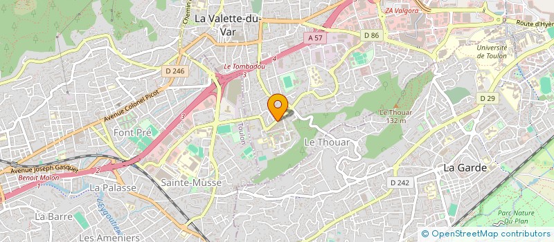 localisation de l'entreprise TERRASSEMENT VAROIS à ROCBARON