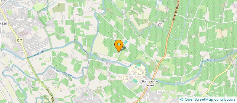 localisation de l'entreprise TERRASSEMENTS COMTADINS LAFOND YVES  CARPENTRAS